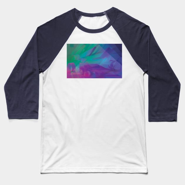 Surreal Geometry Baseball T-Shirt by SpillProofLiquid